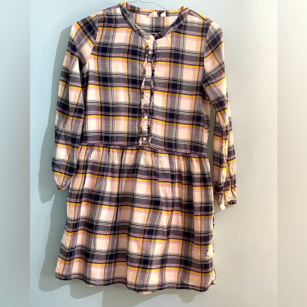Gap kids Girl Plaid Dress Size XXL